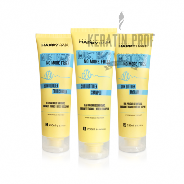 Шампунь + кондиционер + маска Happy Hair Must Have комплект 250/250/250 мл