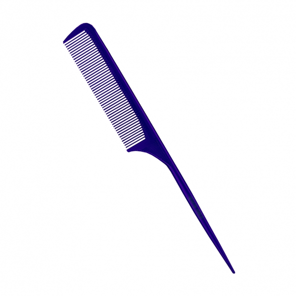Расческа карбоновая с хвостиком Keratin Tools Фиолетовая